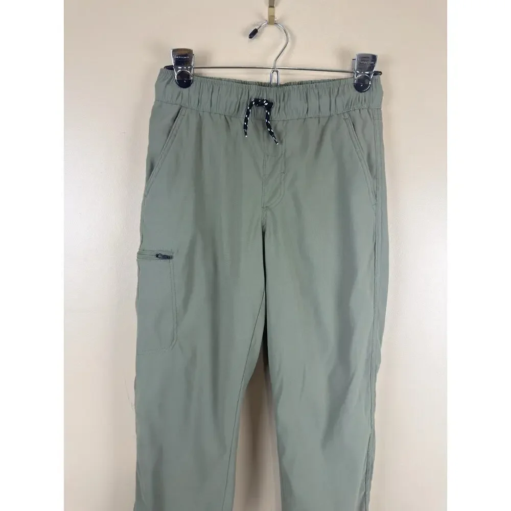 Eddie Bauer Boys Fleece Lined Joggers Green Colorway Size XL 14/16 Outdoor
